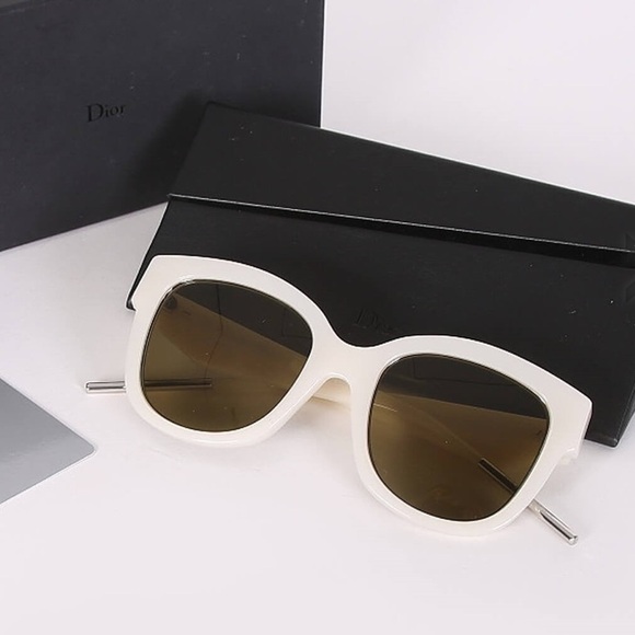 Dior soft White Sunglasses